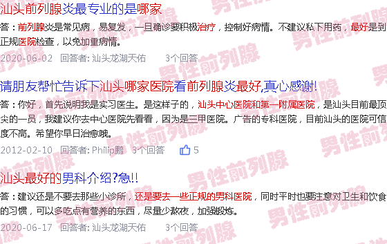 汕头治疗前列腺的哪个医院*好