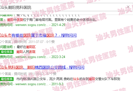 汕头潮阳男科医院