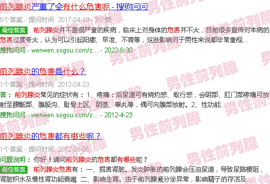 汕头前列腺炎有什么危害呢