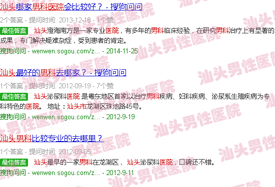 汕头男科医院*榜