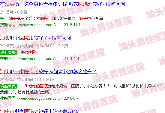 汕头*好的医院的*