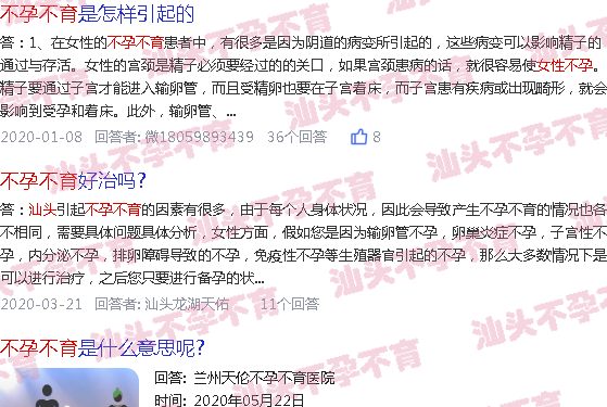 汕头*不孕不育人数