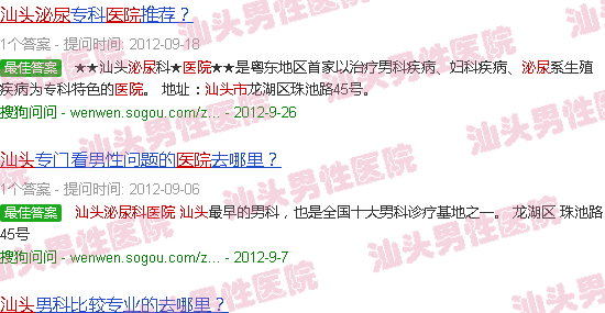 汕头市泌尿医院