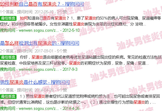 汕头怎么判断是不是尿道炎
